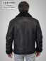 Preview: kurze Herren Lammfelljacke schwarz