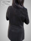 Preview: schwarze Damen lange Lederjacke