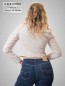Preview: beige Damen Lederjacken kurz ohne Kragen