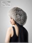 Preview: echte Damen Silberfuchskappe