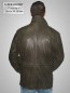 Preview: oliv langer Herren Lederjacke sportlich