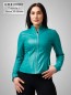Preview: leichte kurze Damen Lederjacke gewendet