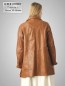 Preview: Lerjacken lang Damen cognac echtes Leder