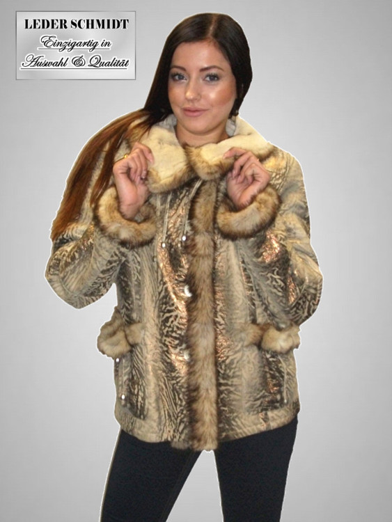 kurze Lammfelljacke Dame