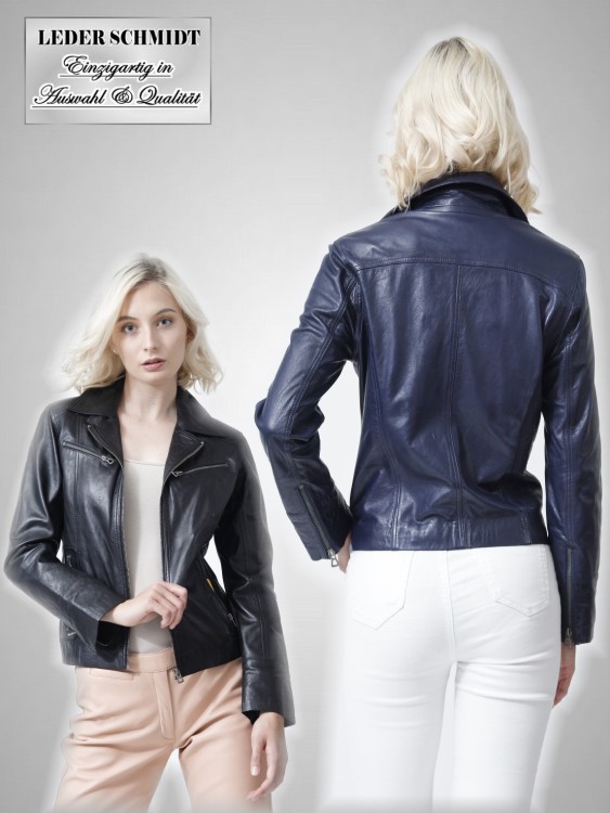 kurze Damenlederjacke