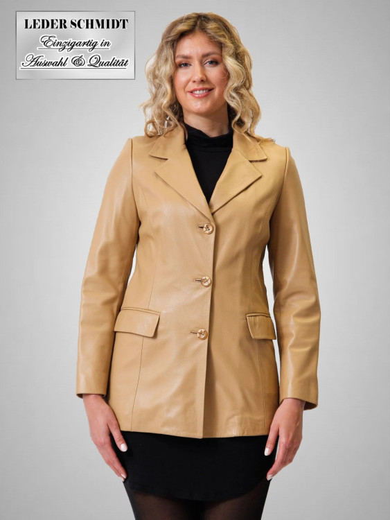 Damen Sakko Lederblazer
