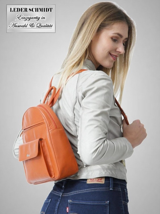 Lederrucksack für Damen
