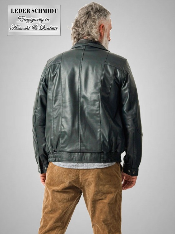 leichte echte kurze Herrenlederjacke