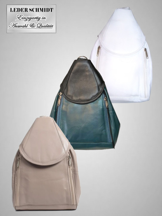 weicher leichter Damen Lederrucksack