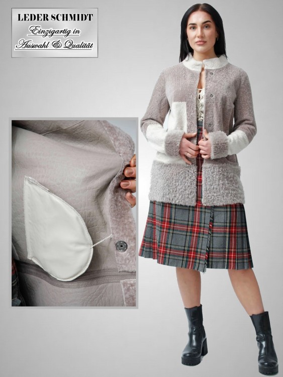 Damen Lammfelljacke
