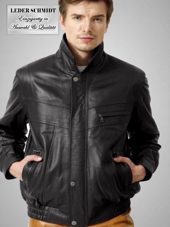 kurze Herren Lederjacke Bluson