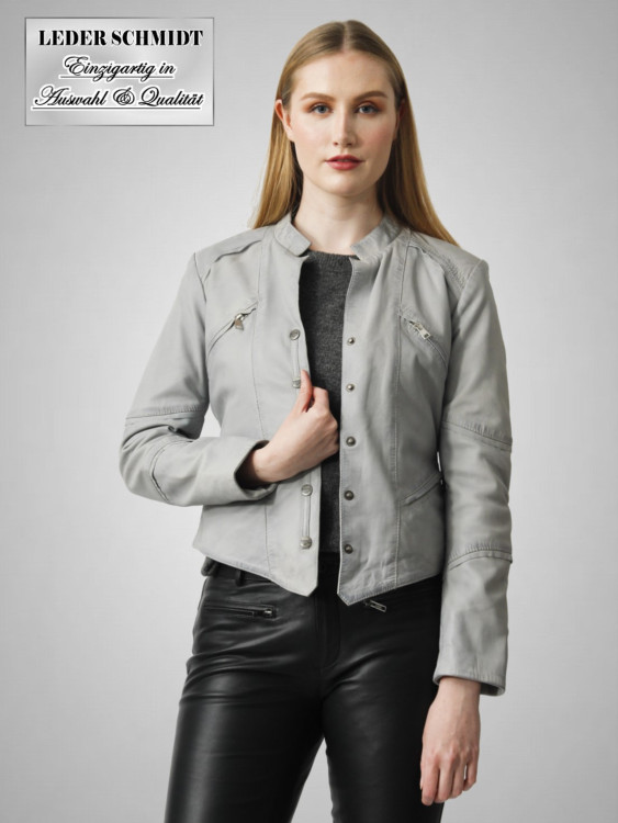 kurze Damenlederjacke