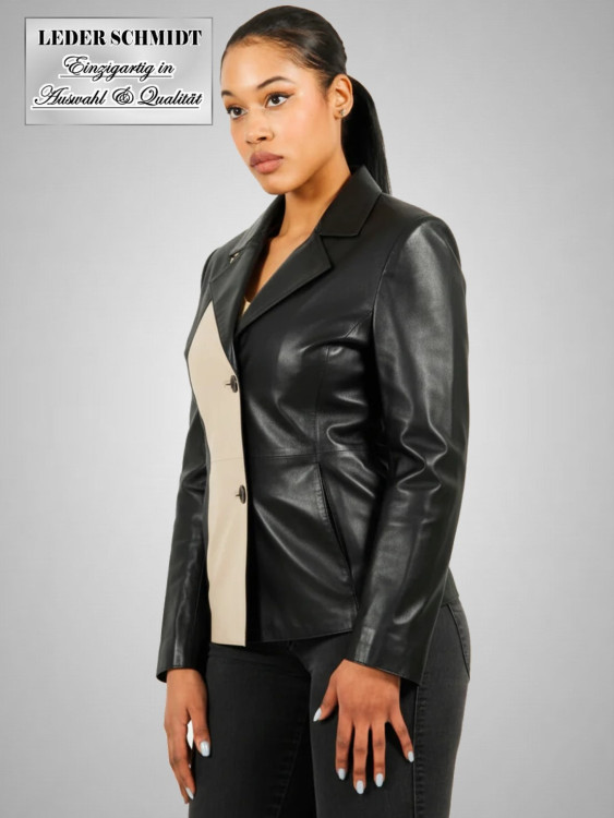 Preview: Leder-Damenblazer