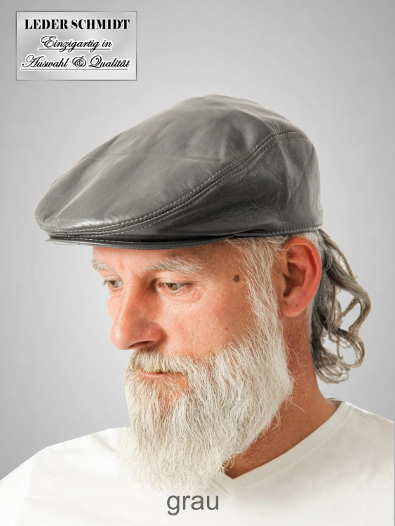 Herren Ledermütze