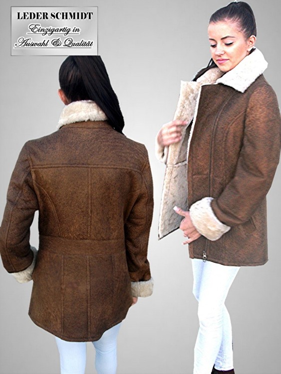 Damen Lammfelljacke