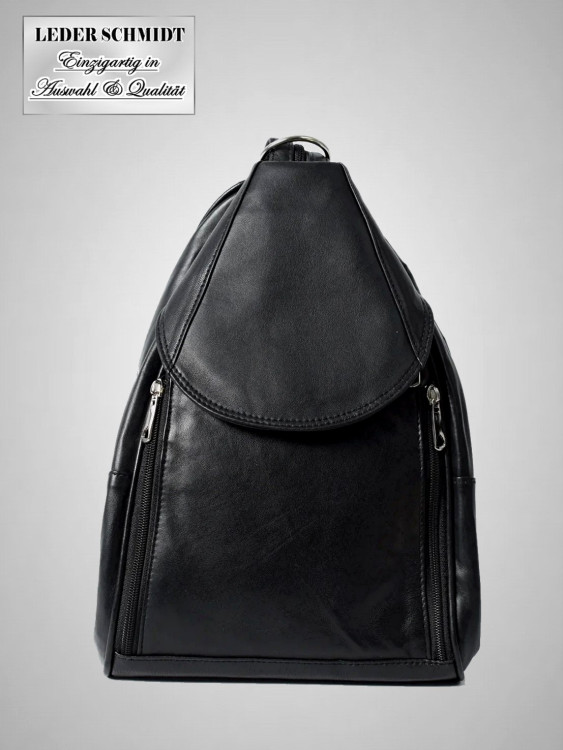 Preview: Damen Lederrucksack sehr leicht