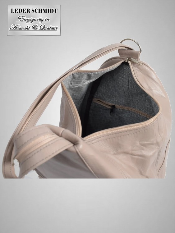 weicher leichter Damen Lederrucksack