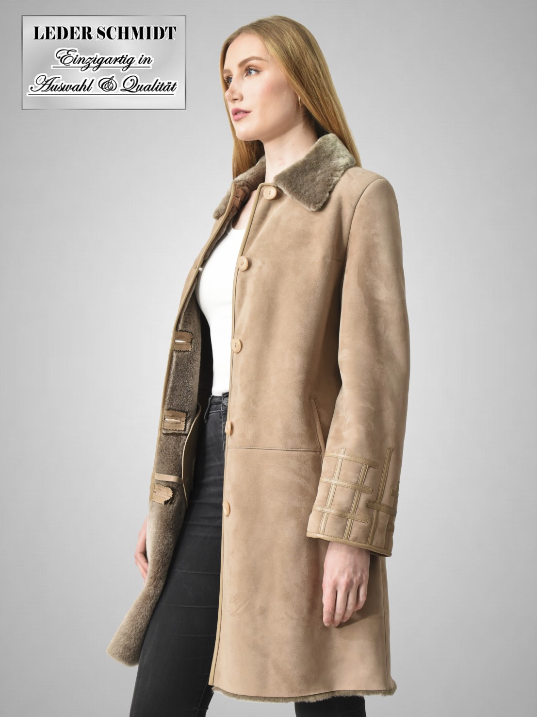 lammfell mantel damen