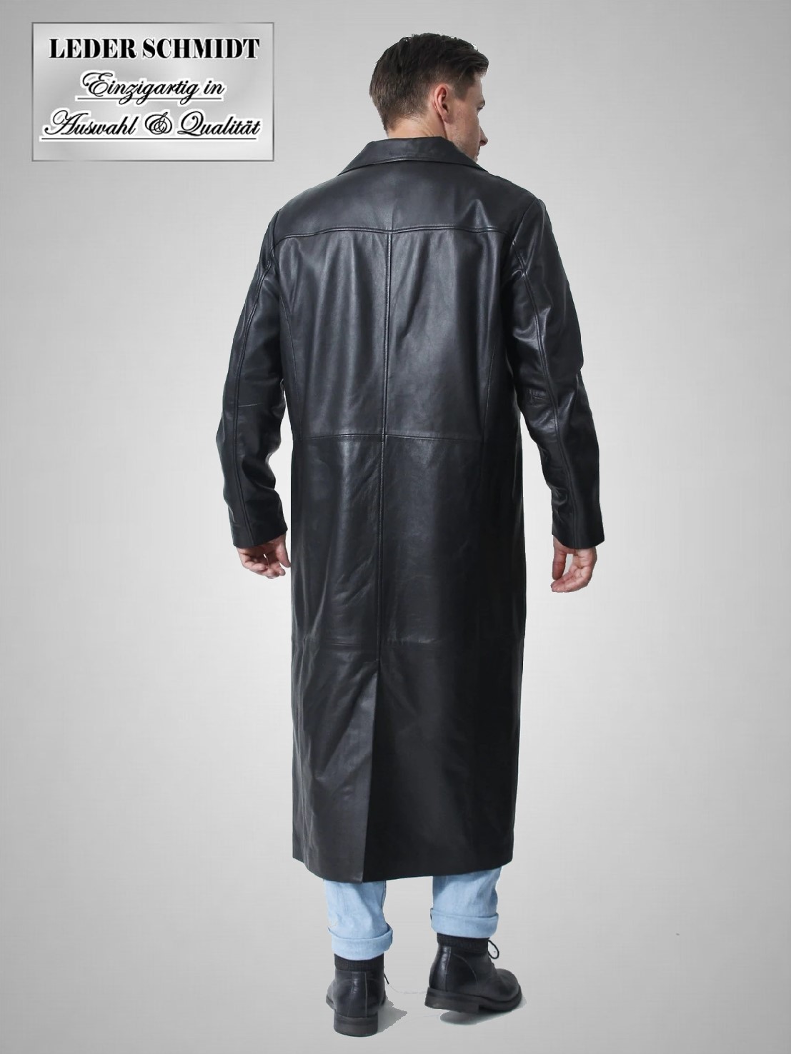 herren leder mantel