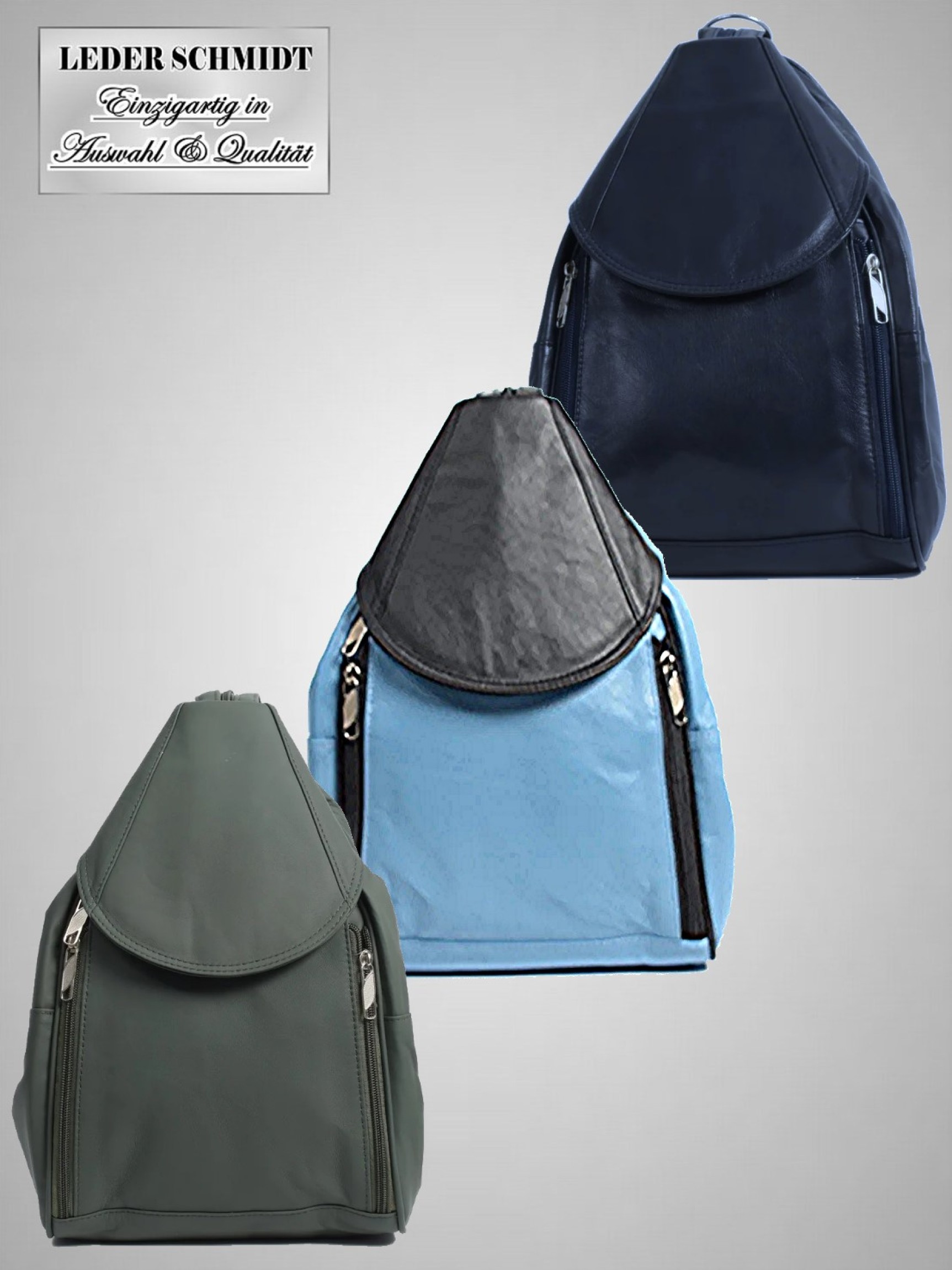 sehr leichter Lamm-Nappa Rucksack