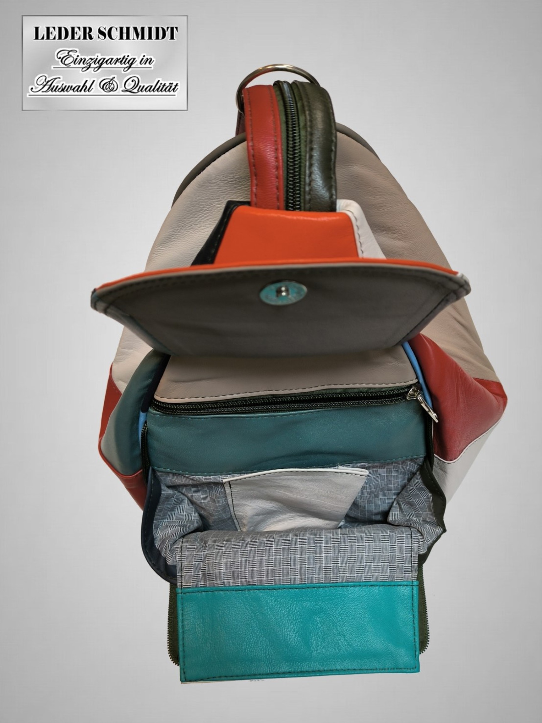 Damen Lederrucksack sehr leicht