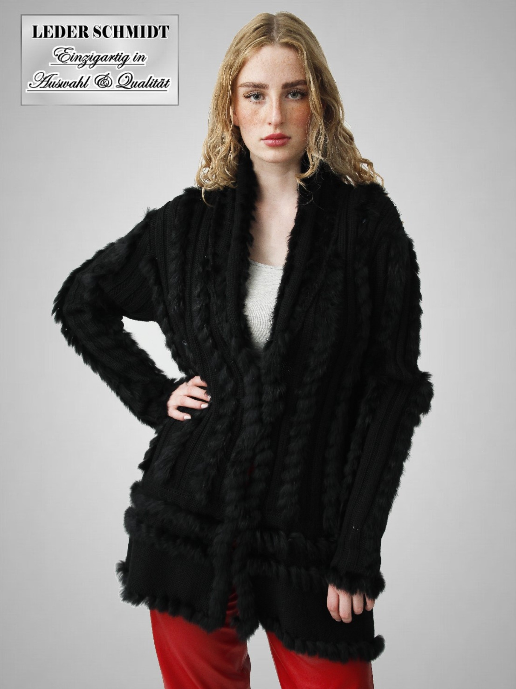 Pelzjacke Damen braun