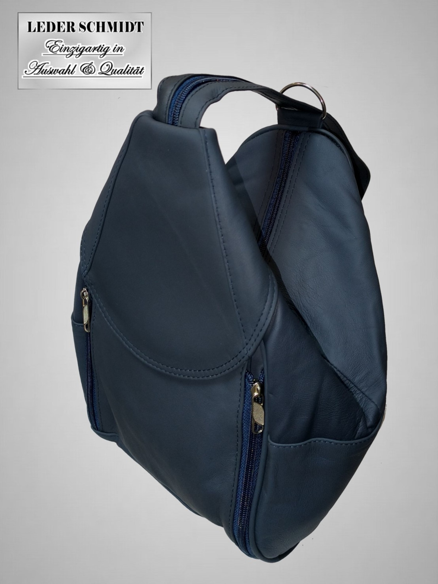 leichter Leder Rucksack