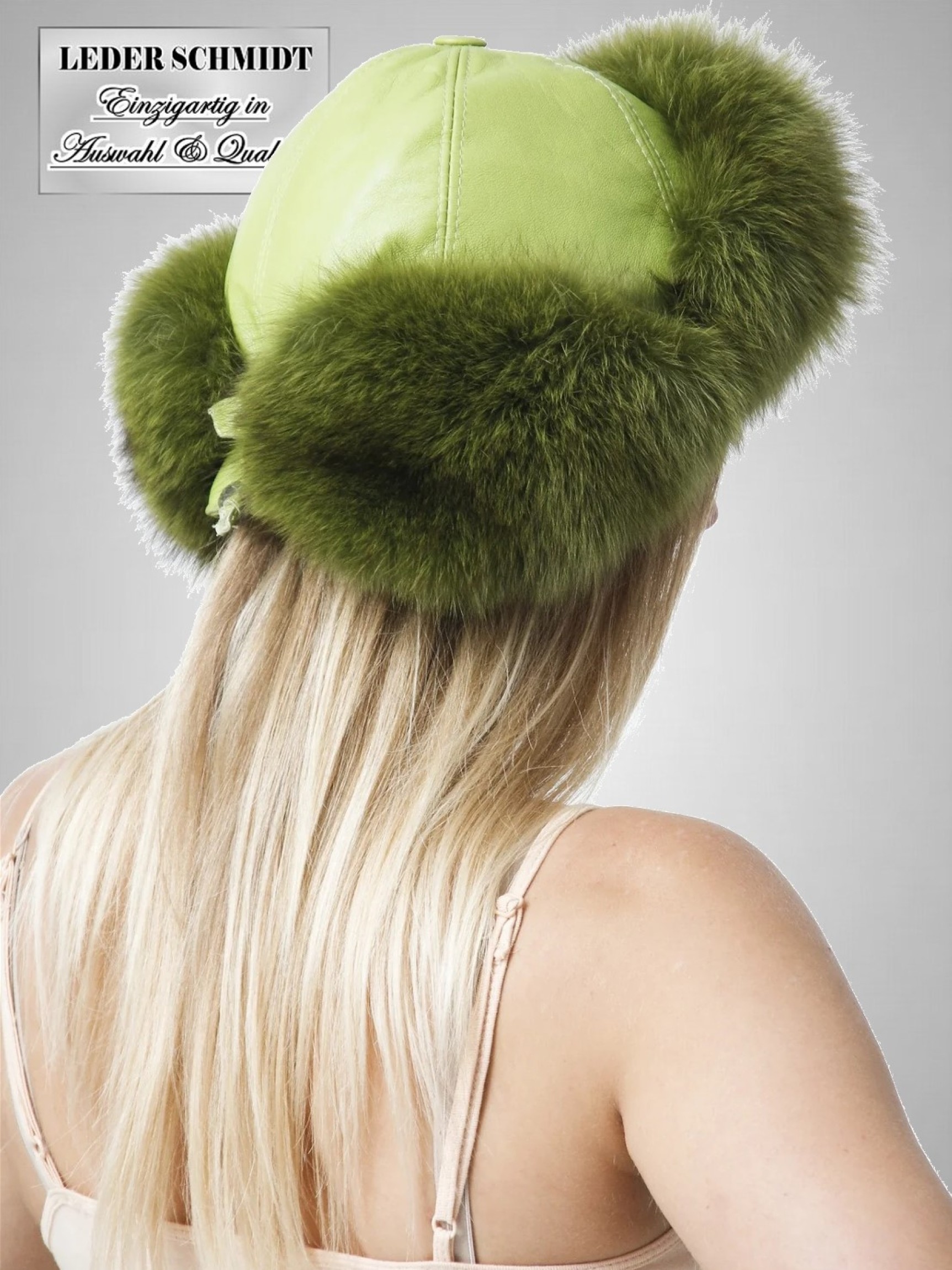 Damen Leder Tschapka