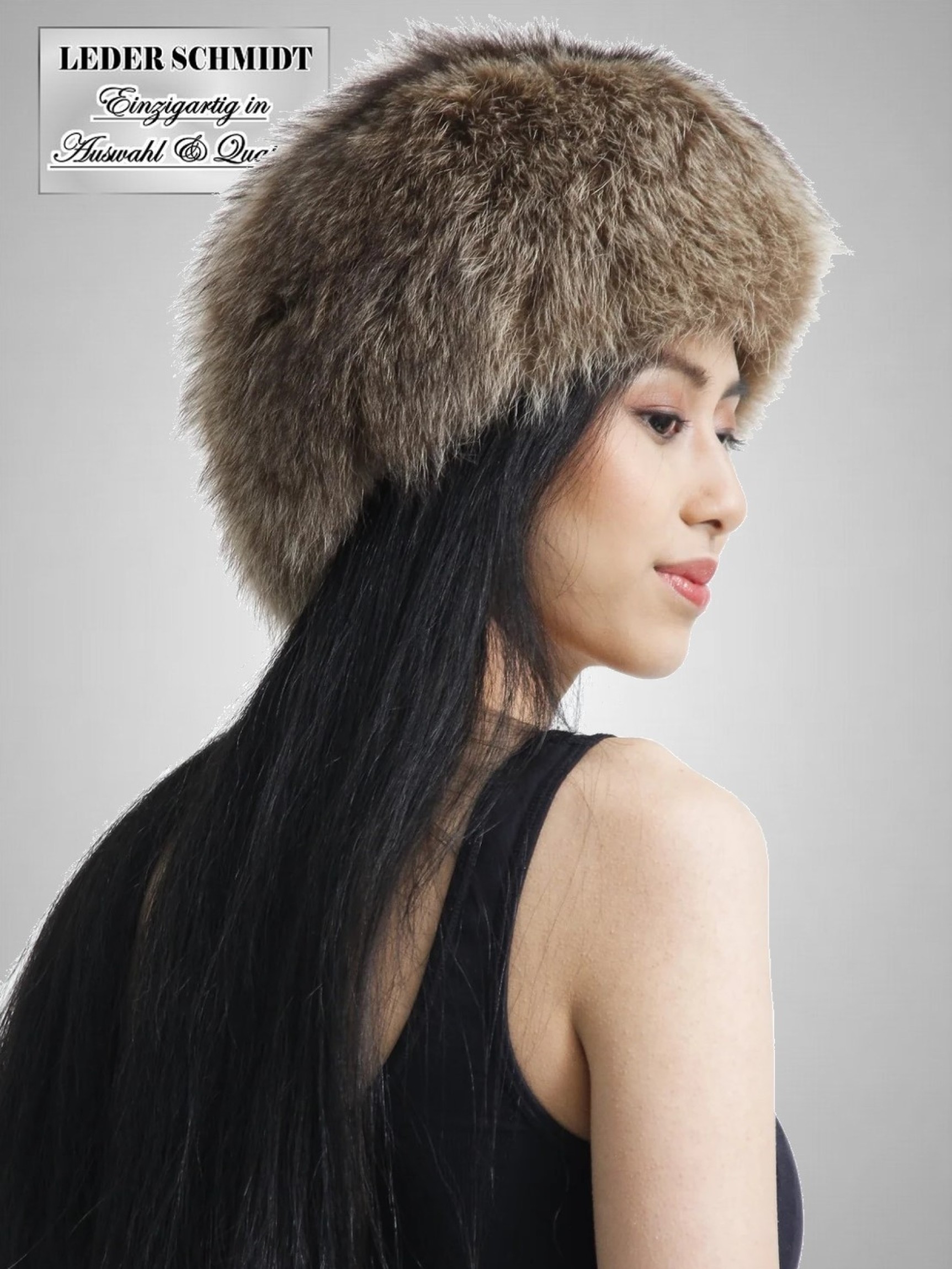 Waschbär-Kappe für Damen