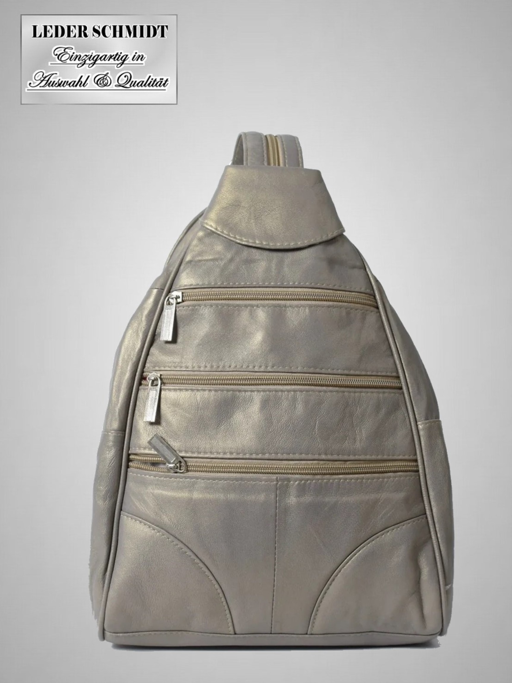 leichter Lammnappa Lederrucksack