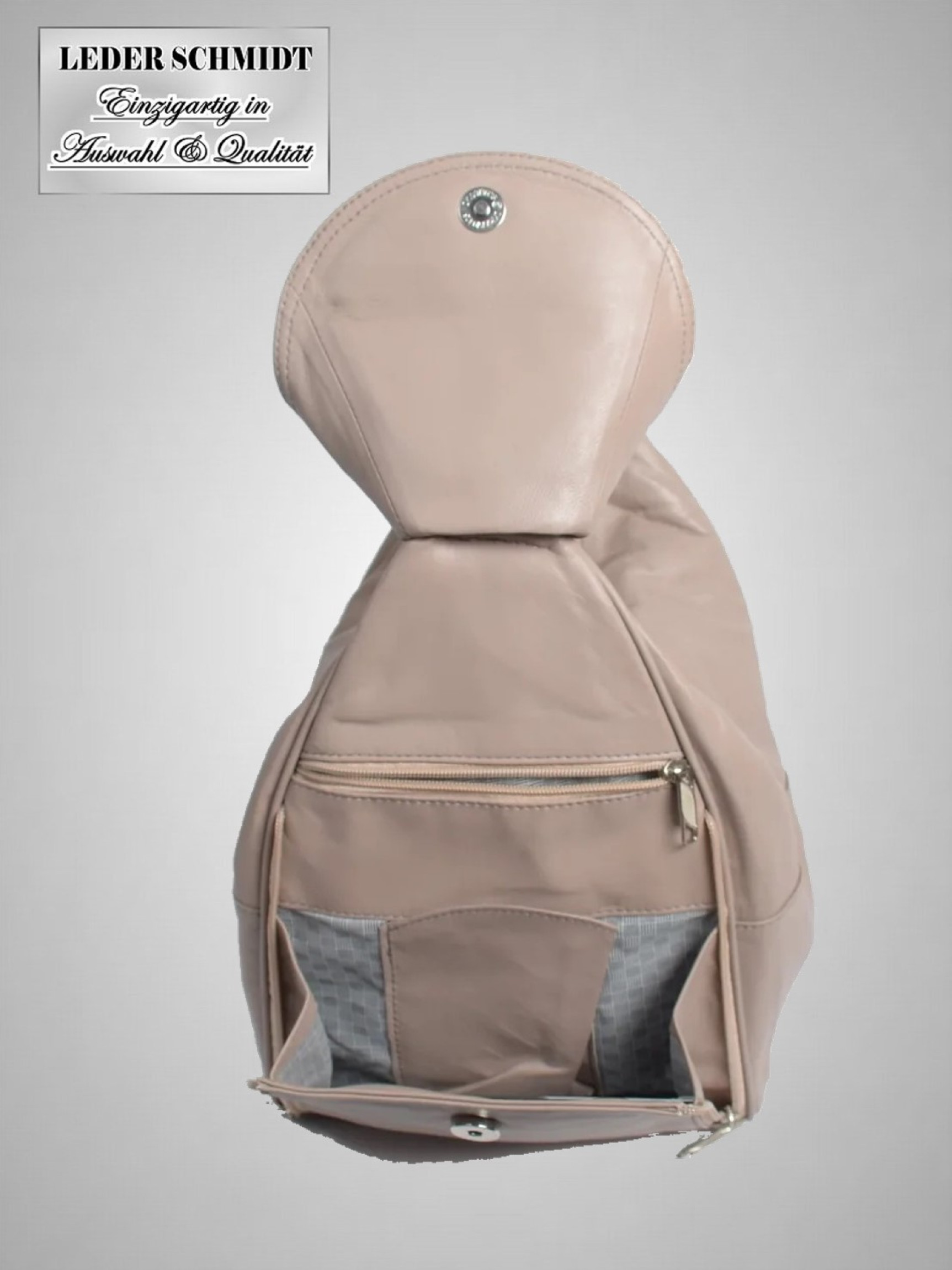 weicher leichter Damen Lederrucksack