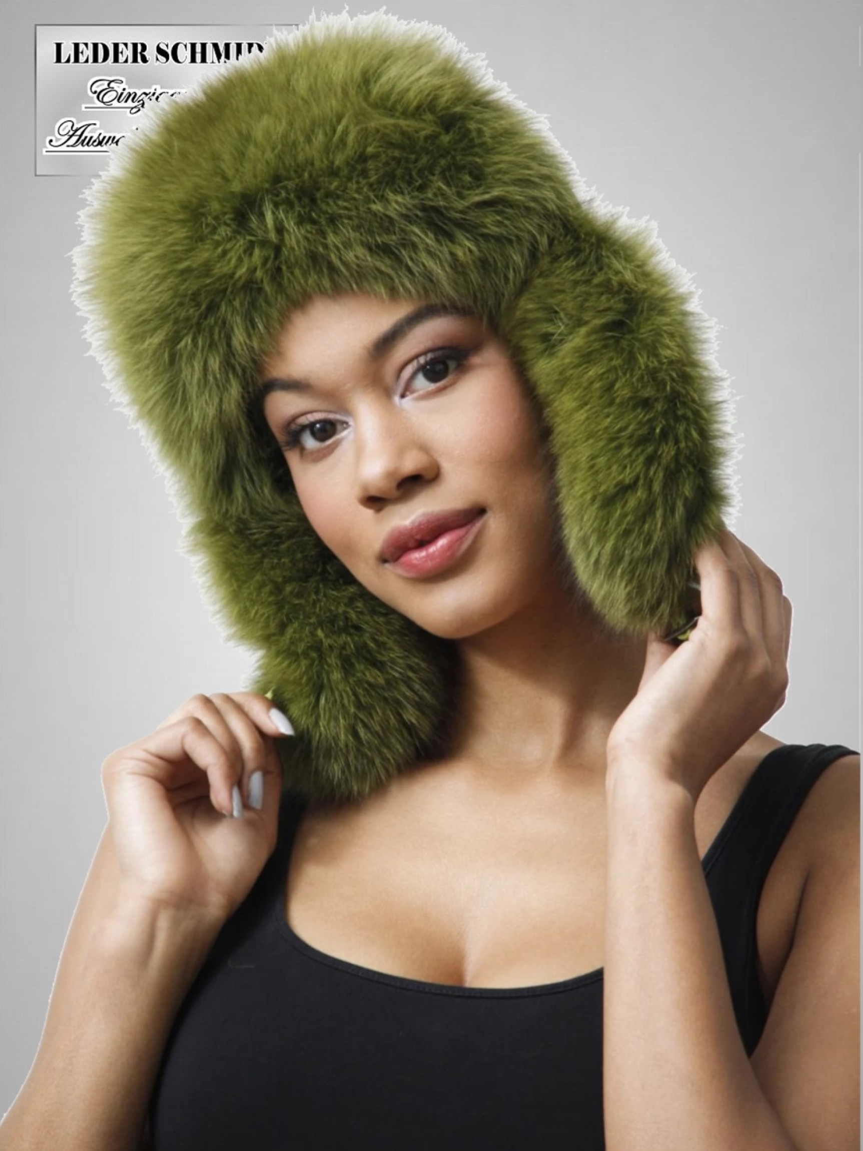 Damen Leder Tschapka