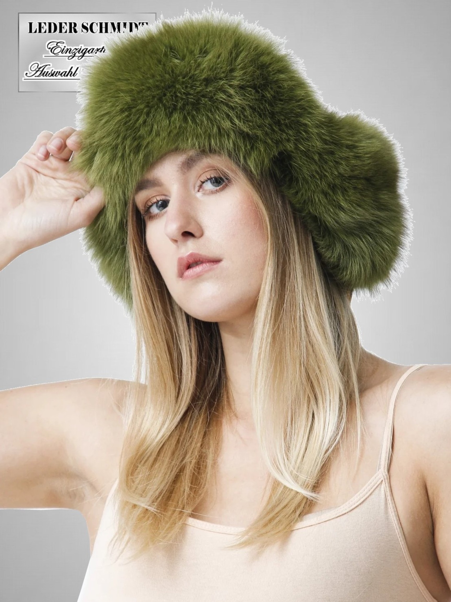Damen Leder Tschapka