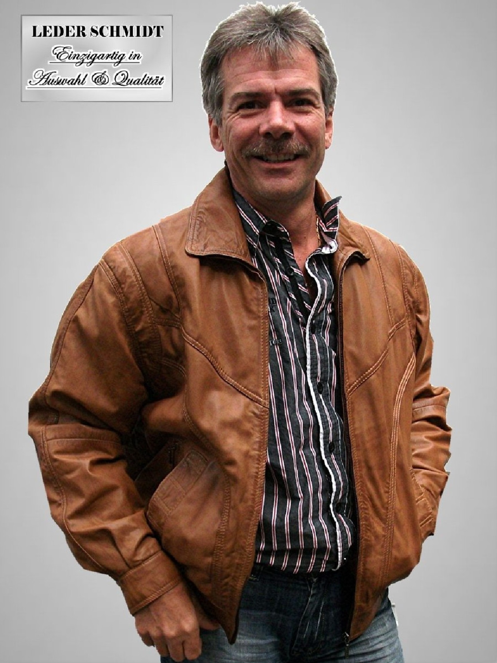 Herren-Lederblouson