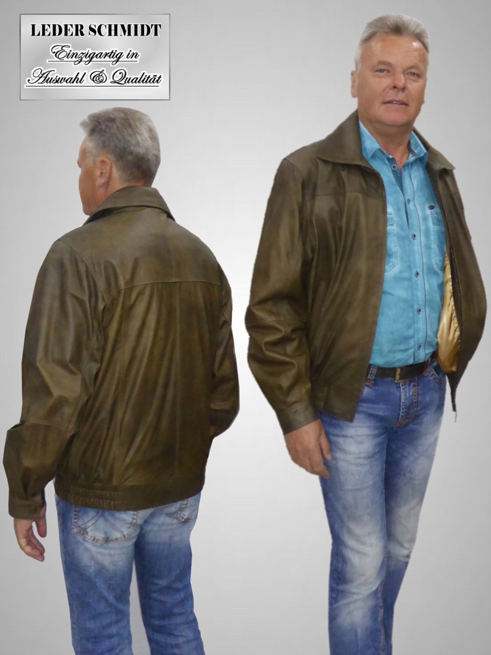 Herren Lederjacke