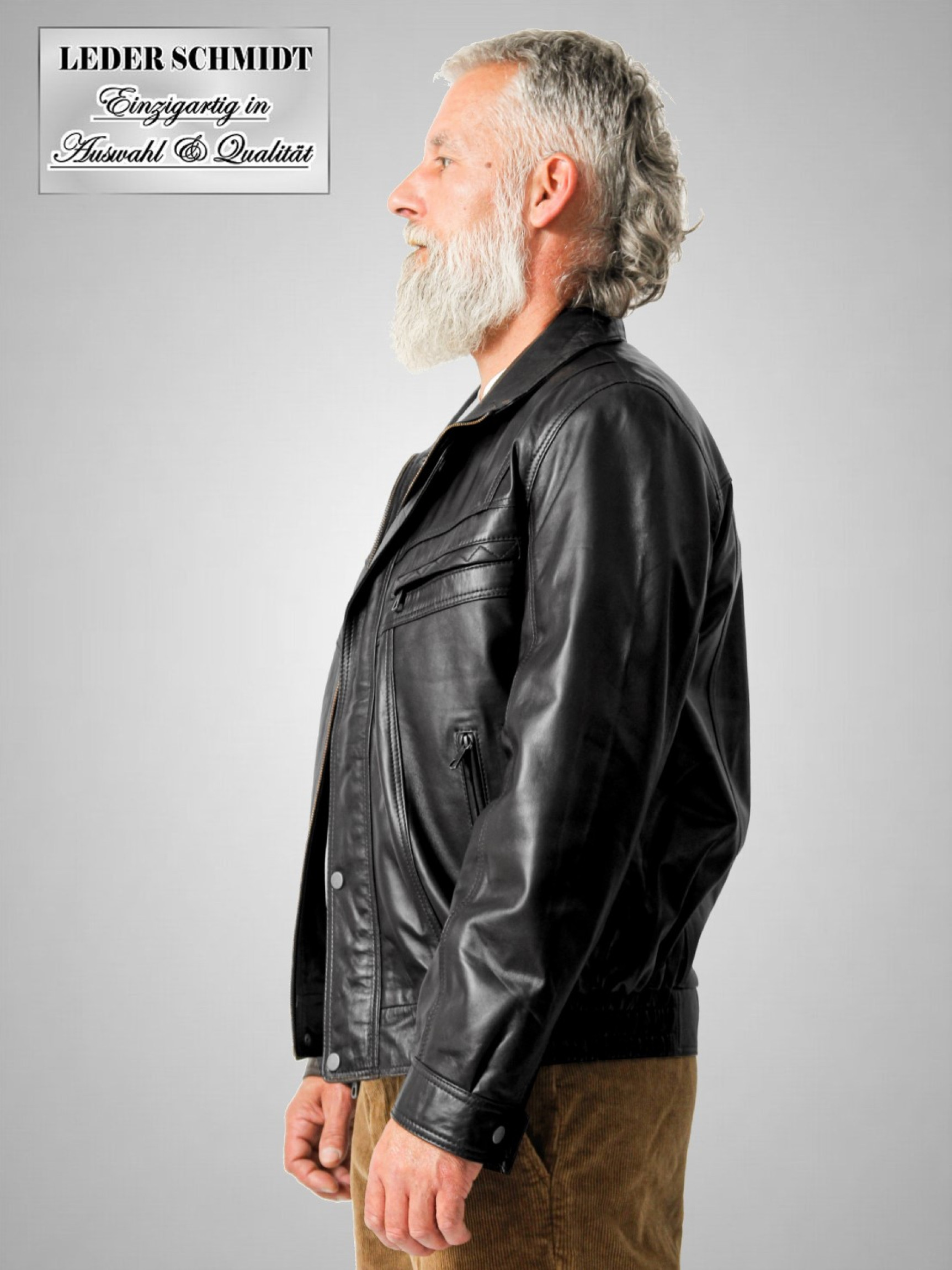 Herren Leder Blouson auch für große Größen