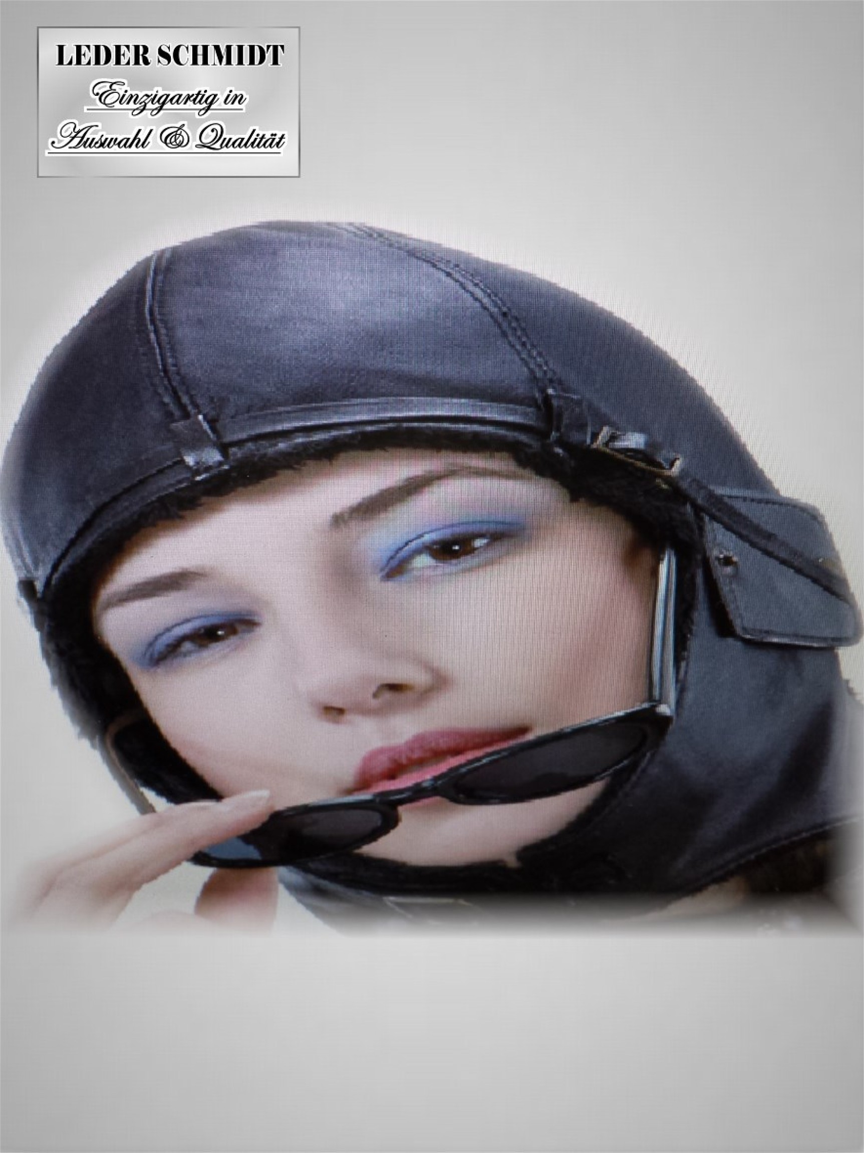 Piloten Ledermütze