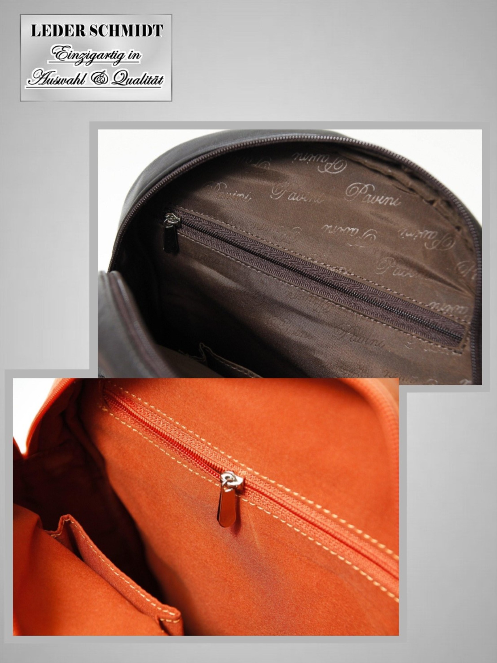 Lederrucksack für Damen