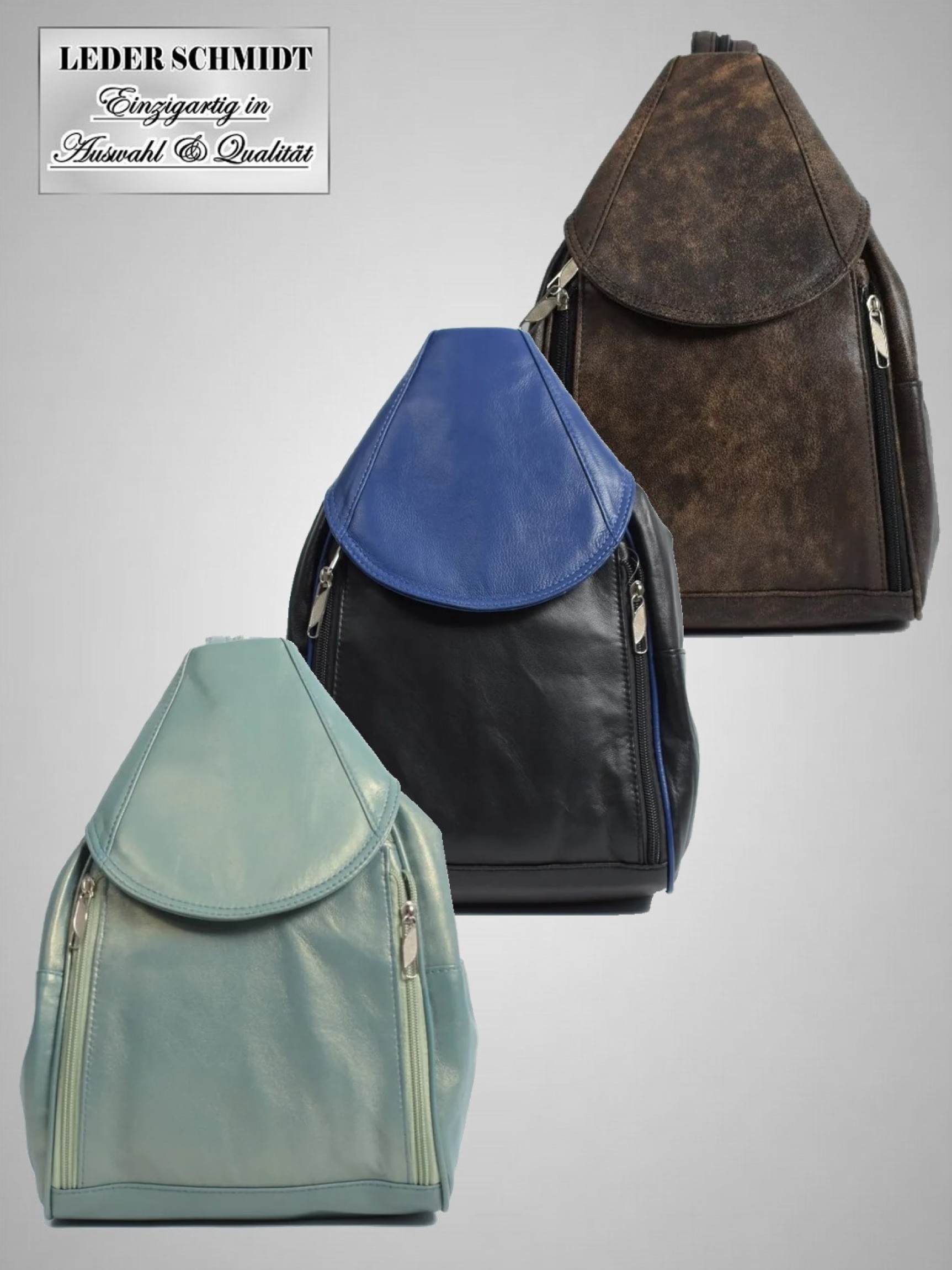 leichter Damen Lederrucksack
