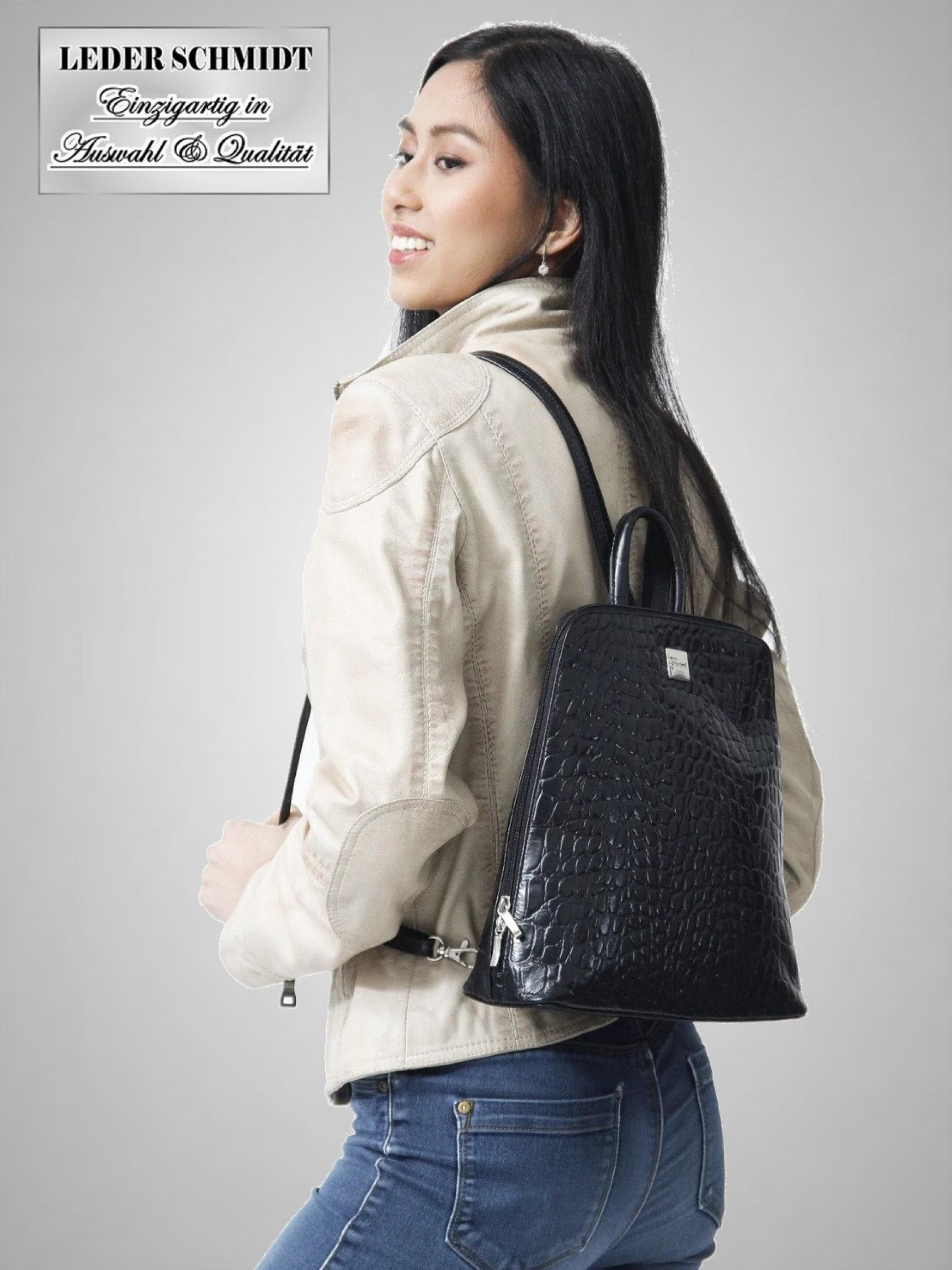 Damen Lederrucksack