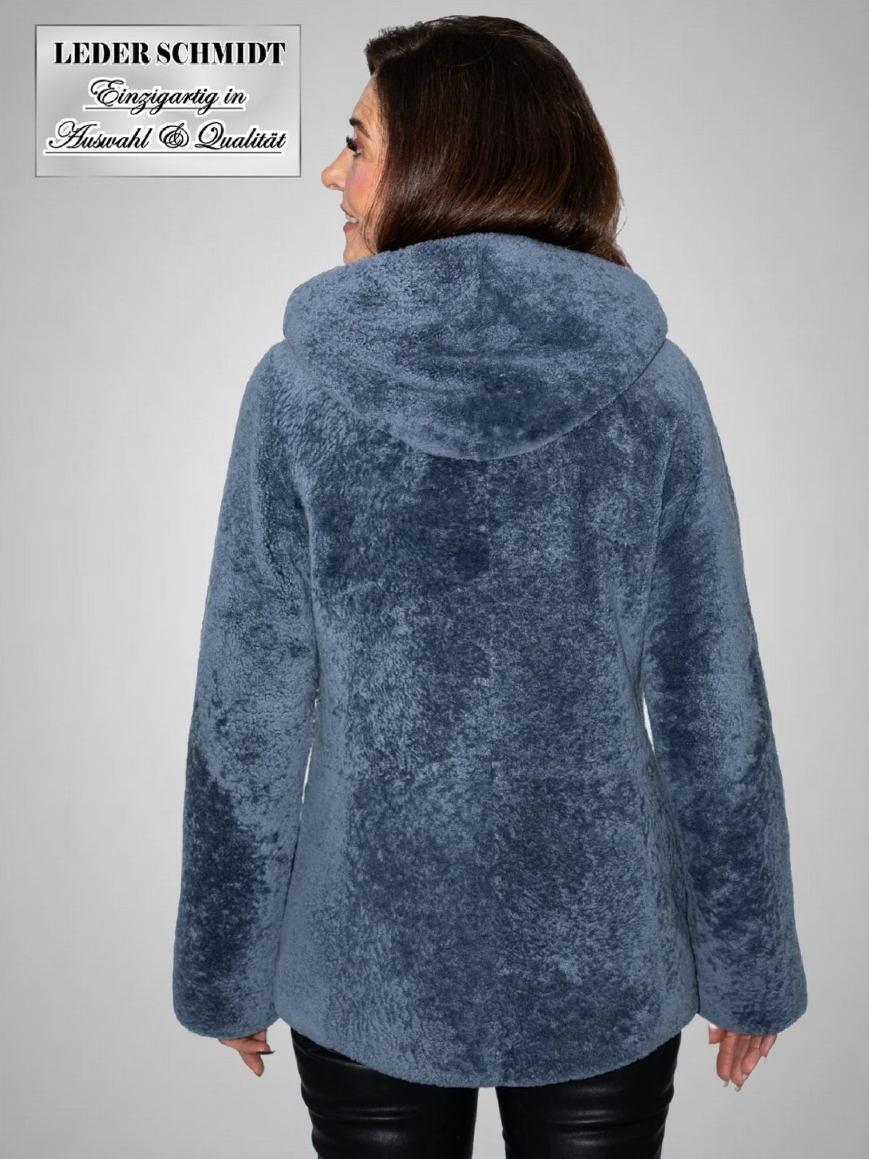 Damen Curly-Lammfelljacke