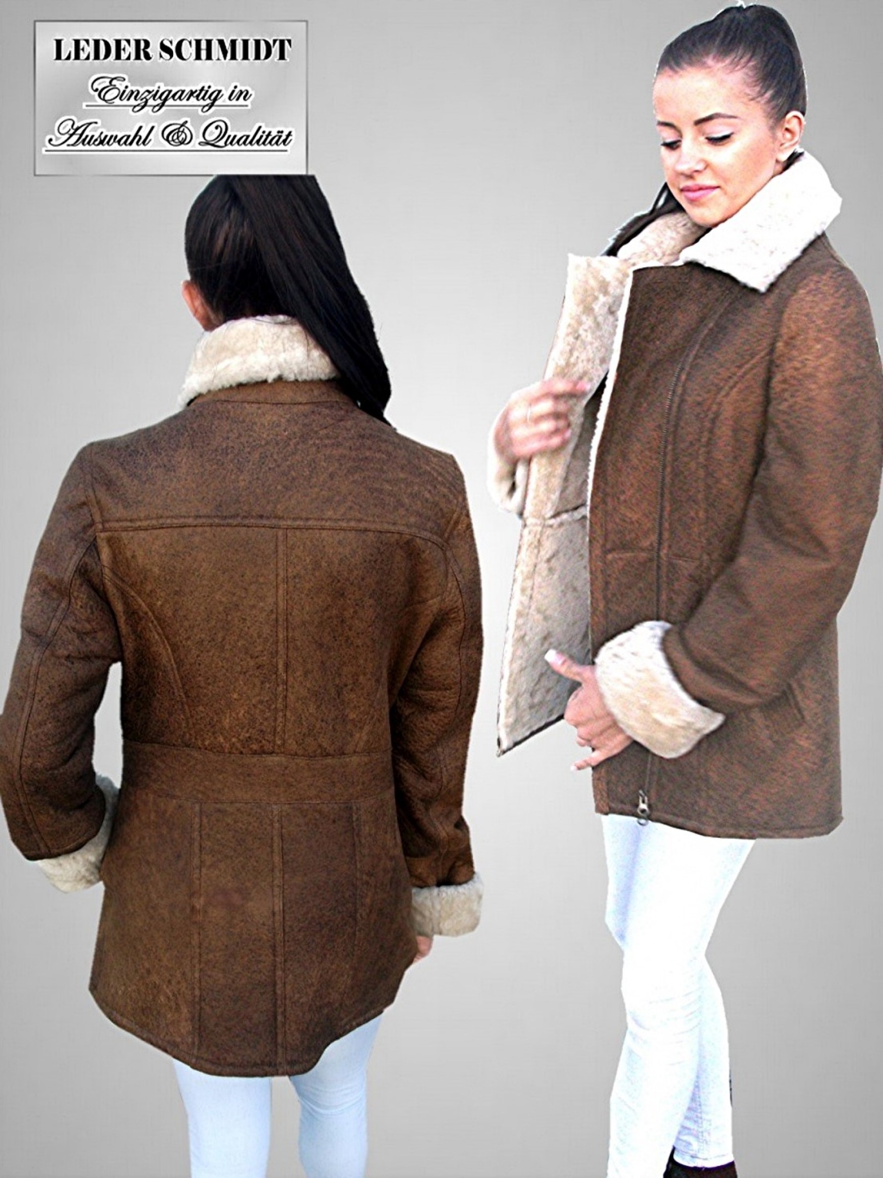Damen Lammfelljacke