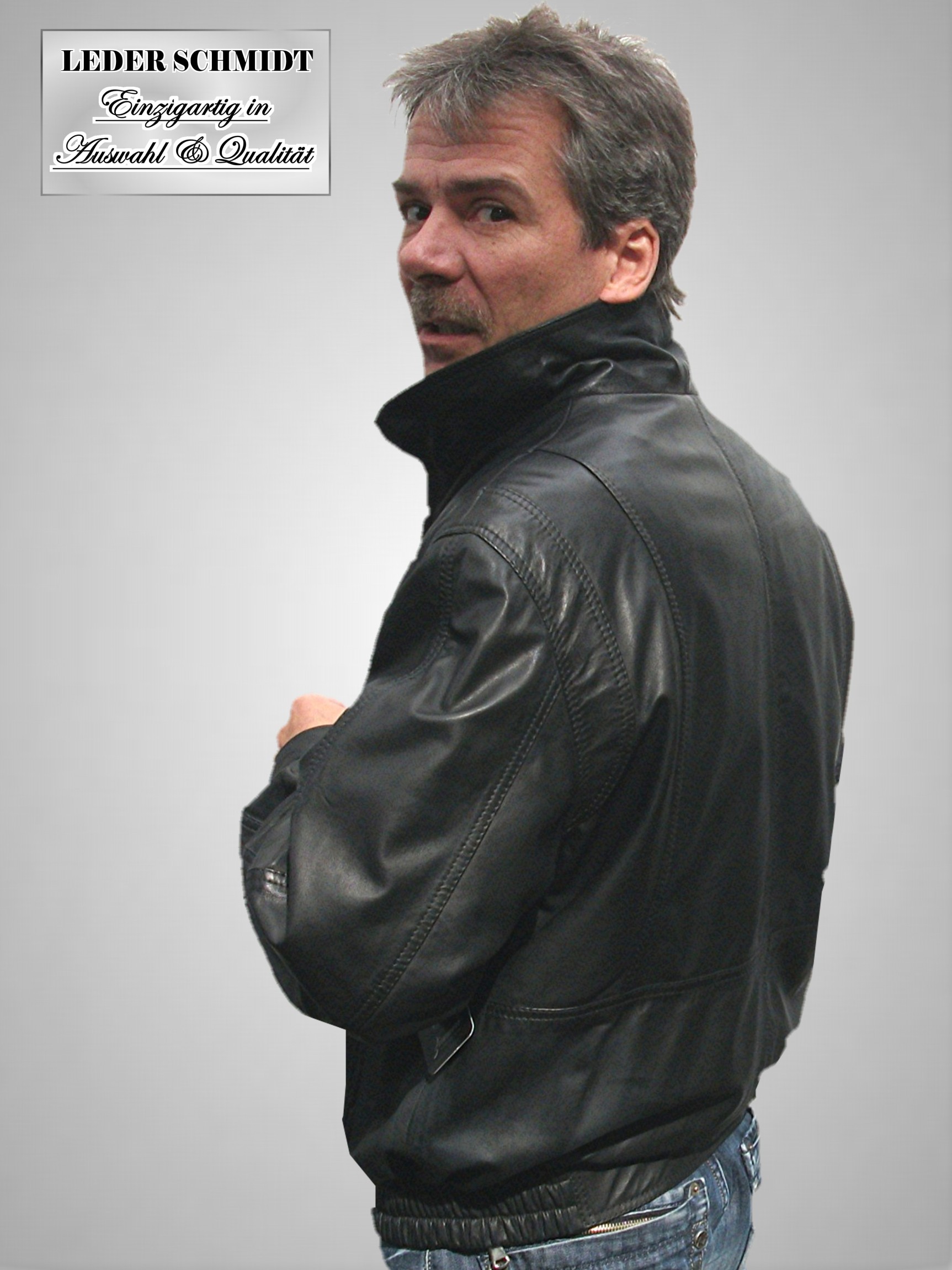 Herren-Lederblouson