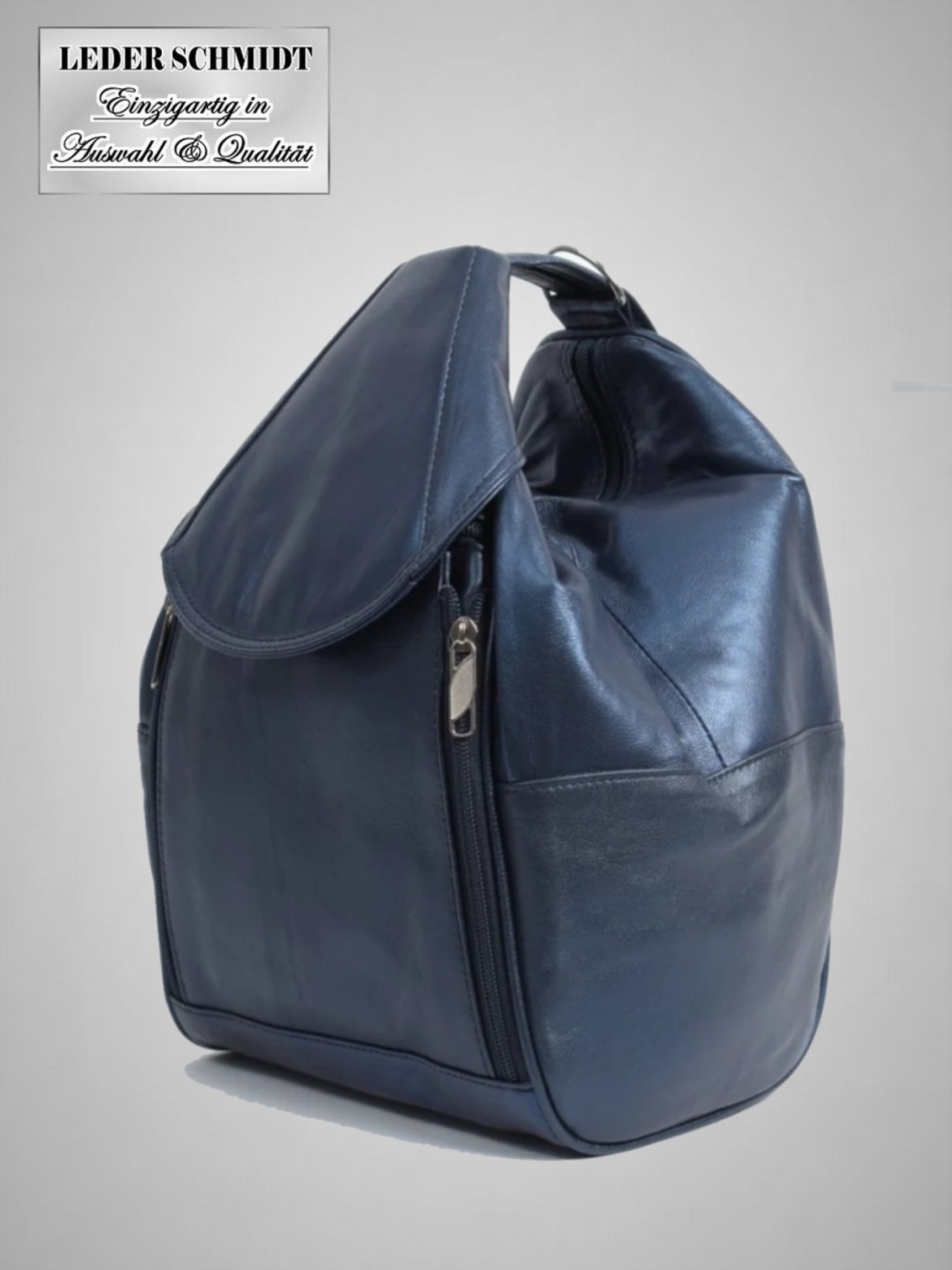 weicher leichter Damen Lederrucksack